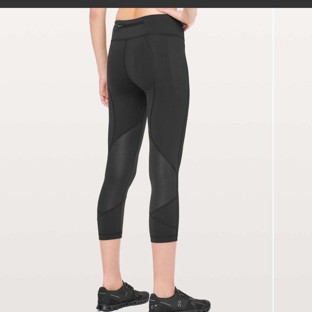 Lululemon🍋Pace Rival Black Full-On Luxtreme Leggings 22” Size 8 - Picture 8 of 10